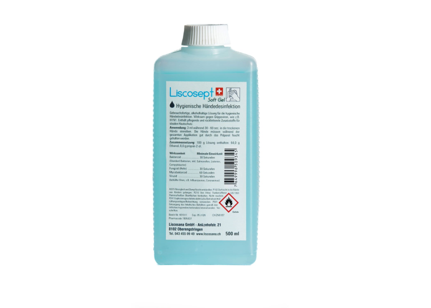 LISCOSEPT Soft Gel d&amp;#233;sinfectant mains VS fl 500 ml